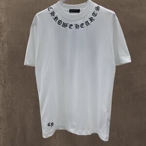 Chrome Hearts Men's White Short Sleeve